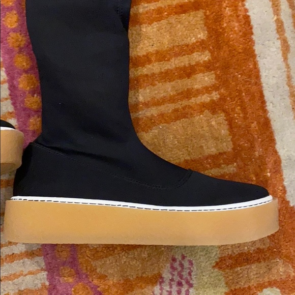 Free people 38 black outer limits stretch boots - Picture 4 of 7